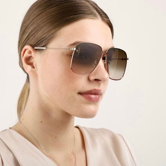 New! GUCCI Sunglasses GG0394S 003, Authentic - Picture 12 of 14